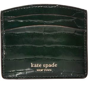 Kate Spade Croc Embossed Card Holder
